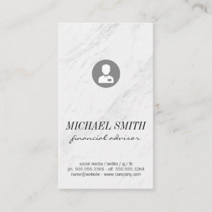 Tarjeta De Visita Avatar comercial de Marble Stone