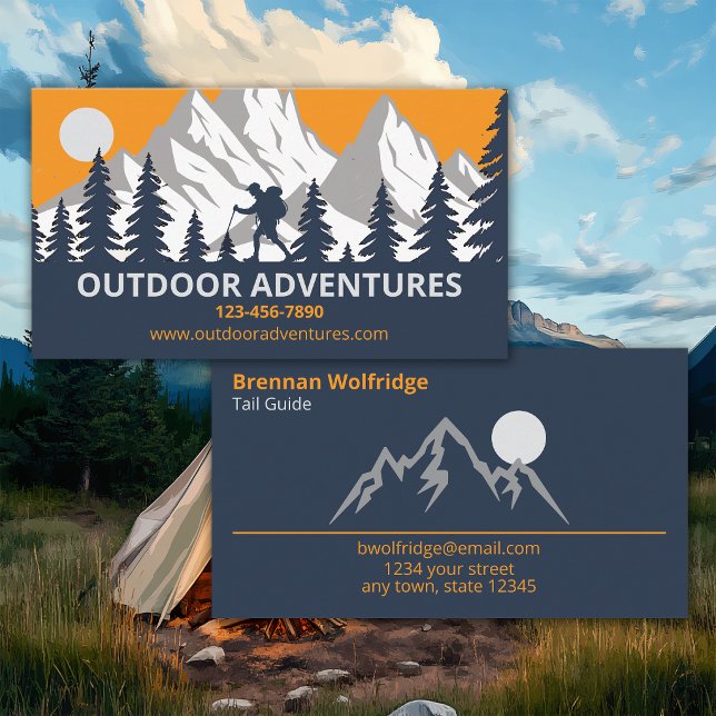 Tarjeta De Visita Aventuras al Aire Libre (Subido por el creador)