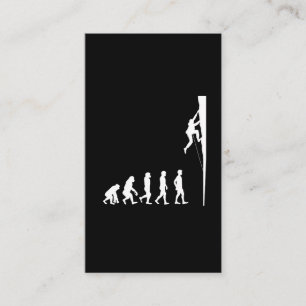 Tarjeta De Visita Aventurero de la instalación de escalada de escala