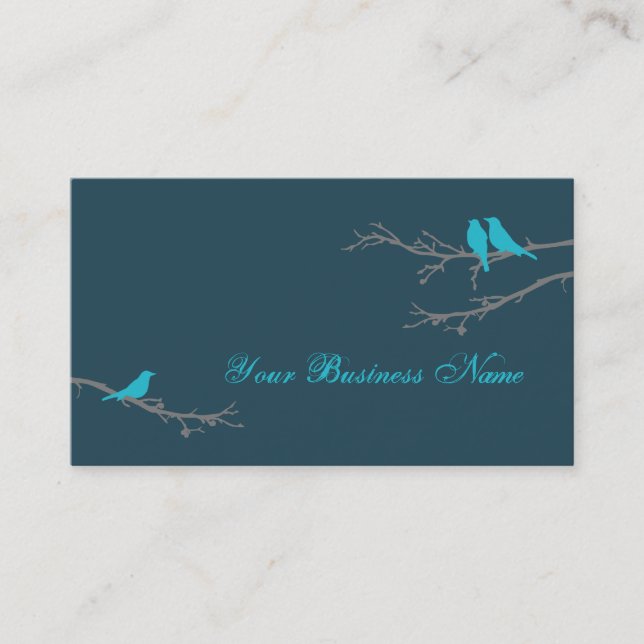 Tarjeta De Visita aves modestas (Anverso)