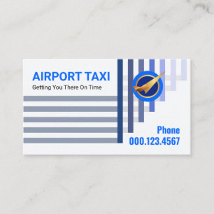 Tarjeta De Visita Avión de Transporte Aéreo Ascendente Vuela Aeropue