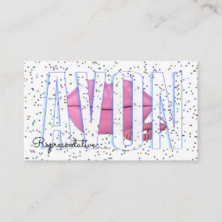 Tarjeta De Visita Avon personalizado personalizado con confetti de l