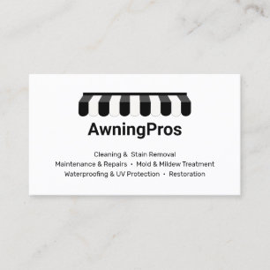 Tarjeta De Visita Awning Cleaner