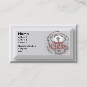 Tarjeta De Visita axioma de enfermería de curación