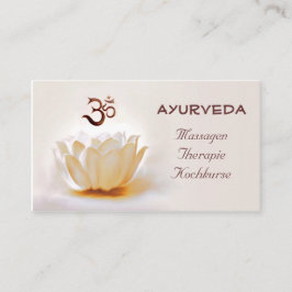 Tarjeta De Visita Ayurveda