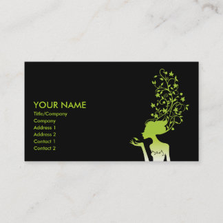 Tarjeta De Visita azúcar verde