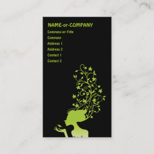 Tarjeta De Visita azúcar verde