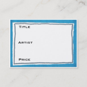 Tarjeta De Visita Azul