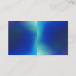 Tarjeta de visita azul brillante