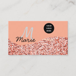 Tarjeta De Visita azul chispa añadir el texto del logotipo gracias a