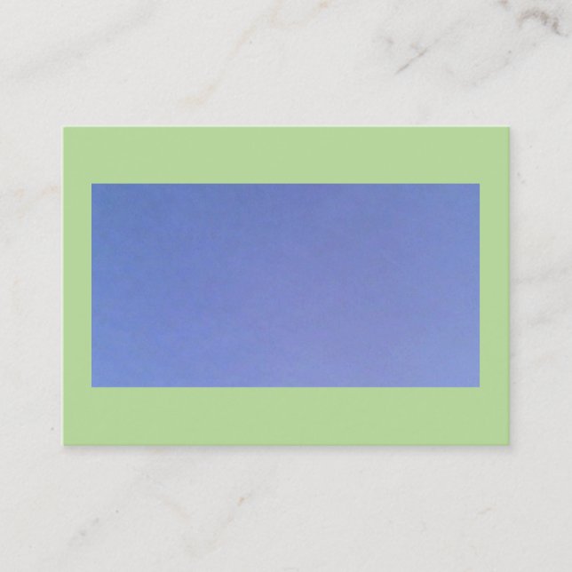 Tarjeta De Visita Azul cielo sólido multicolor (Anverso)