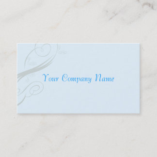 Tarjeta De Visita Azul claro elegante