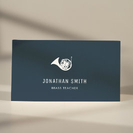 Tarjeta De Visita Azul del Cuerno de Francia