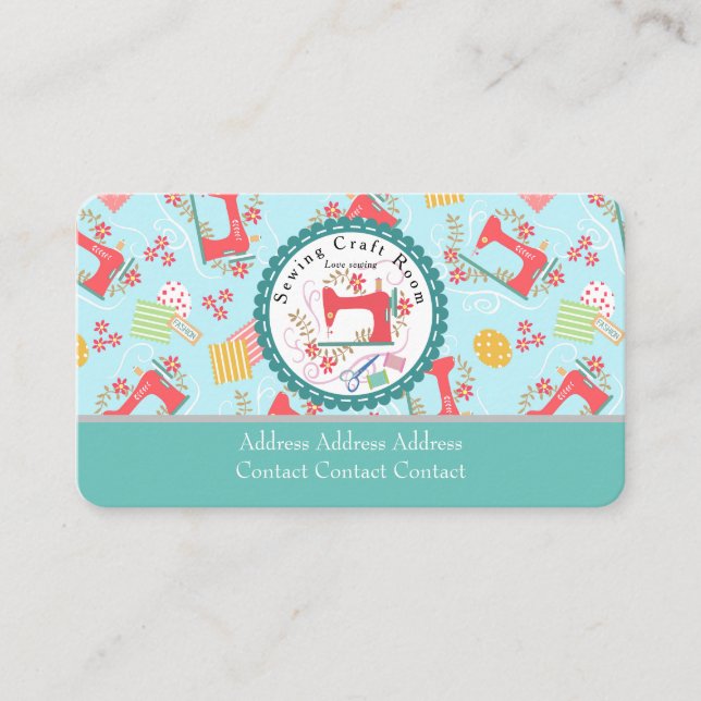 Tarjeta de visita azul dulce de mascar amor (Anverso)