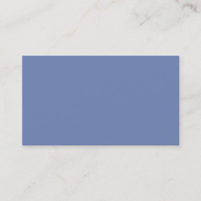 Tarjeta De Visita Azul estándar (Anverso)