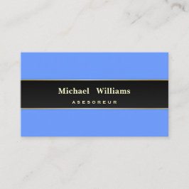 TARJETA DE VISITA AZUL LIMPIO ELEGANTE CLASICO PROFESIONAL