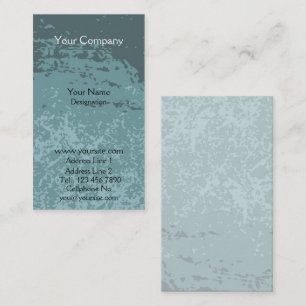 Tarjeta De Visita Azul lodoso