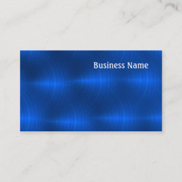 Tarjeta De Visita Azul metalizado