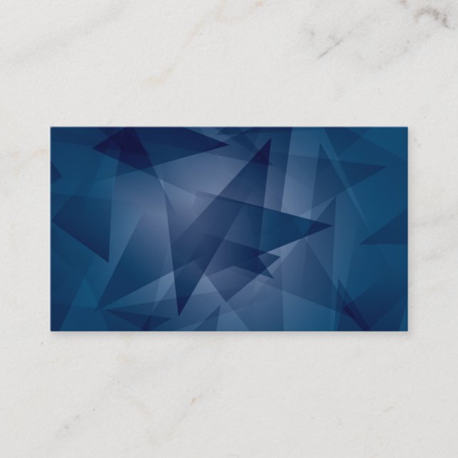 Tarjeta de visita azul moderna (Anverso)