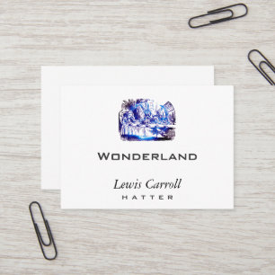 Tarjeta De Visita Azul Nova de Alicia