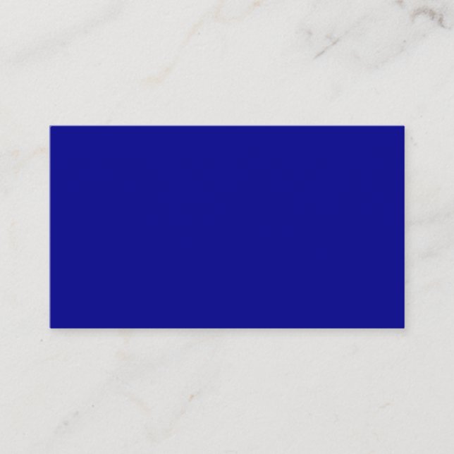 Tarjeta de visita azul oscuro (Anverso)