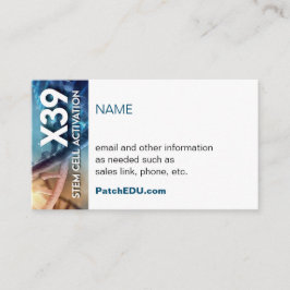 Tarjeta de visita - Azul - Personalizable