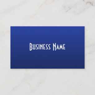 Tarjeta de visita azul profunda profesional