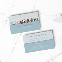 Azul veterinario de la granja