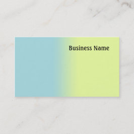 Tarjeta De Visita Azul y amarillo