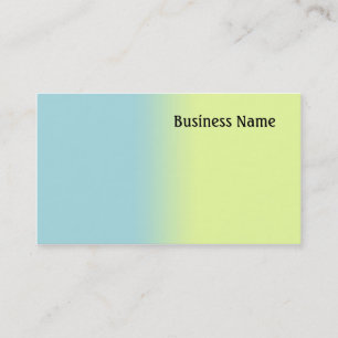 Tarjeta De Visita Azul y amarillo