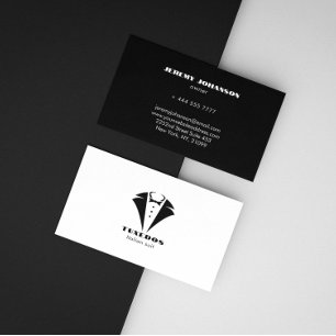 Tarjeta De Visita Azul y oro