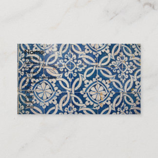 Tarjeta De Visita Azulejo del portugués del vintage