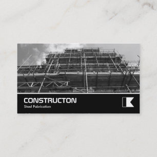 Tarjeta De Visita B&W de plegado