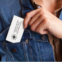 Tarjeta De Visita Ba Gua, ocho trigramas, personalizable Yin yang