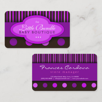 Tarjeta De Visita Babies Store Baby Shop Baby Boutique Business Card