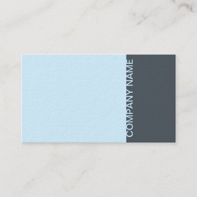 Tarjeta De Visita Baby Blue Modern (Anverso)