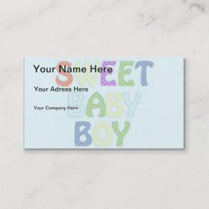 Tarjeta De Visita Baby Boy Business Card