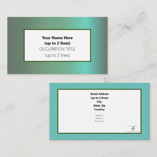 Tarjeta De Visita Baguio Morning