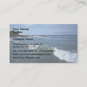 Tarjeta De Visita Bahía de Monterey, California