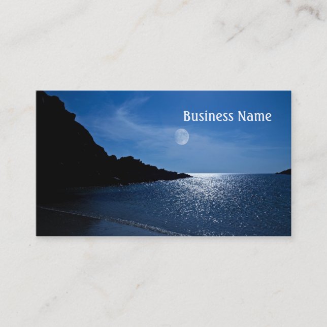 Tarjeta De Visita Bahía Moonlight (Anverso)
