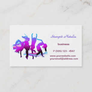 Tarjeta De Visita Bailando