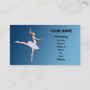 Tarjeta De Visita Bailarín de ballet