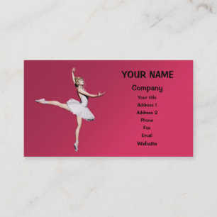 Tarjeta De Visita Bailarín de ballet