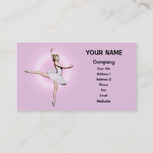 Tarjeta De Visita Bailarín de ballet