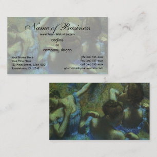 Tarjeta De Visita Bailarinas azules de Edgar Degas