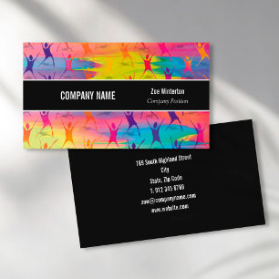 Tarjeta De Visita Baile de Fitness Moderno