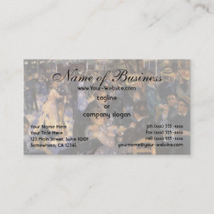 Tarjeta De Visita Baile en el Moulin de la Galette de Renoir