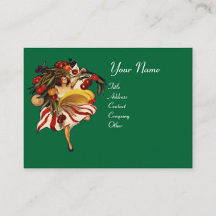 TARJETA DE VISITA BAILE FIESTA DE ESPAGUETTI, COCINA ITALIANA Y TOMA