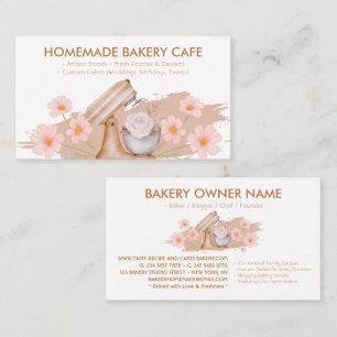 Tarjeta De Visita Baker Baker Baking Utensiers