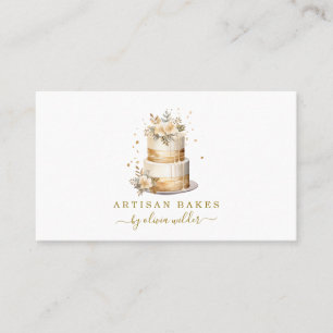 Tarjeta De Visita Baker Bakery Pastry Chef Cake